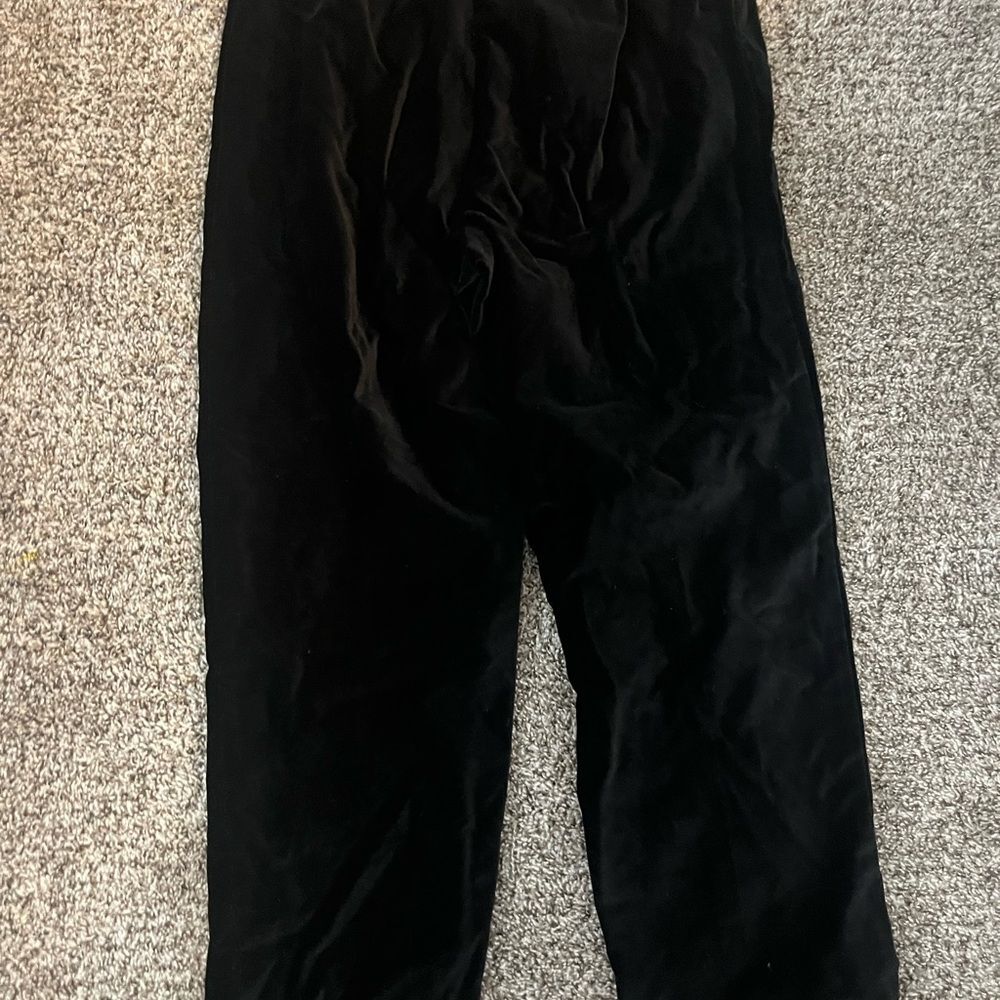 🖤 Crazy Horse by Liz Claiborne Women’s Black Velvet Pants – Size 12 - Picture 5 of 10